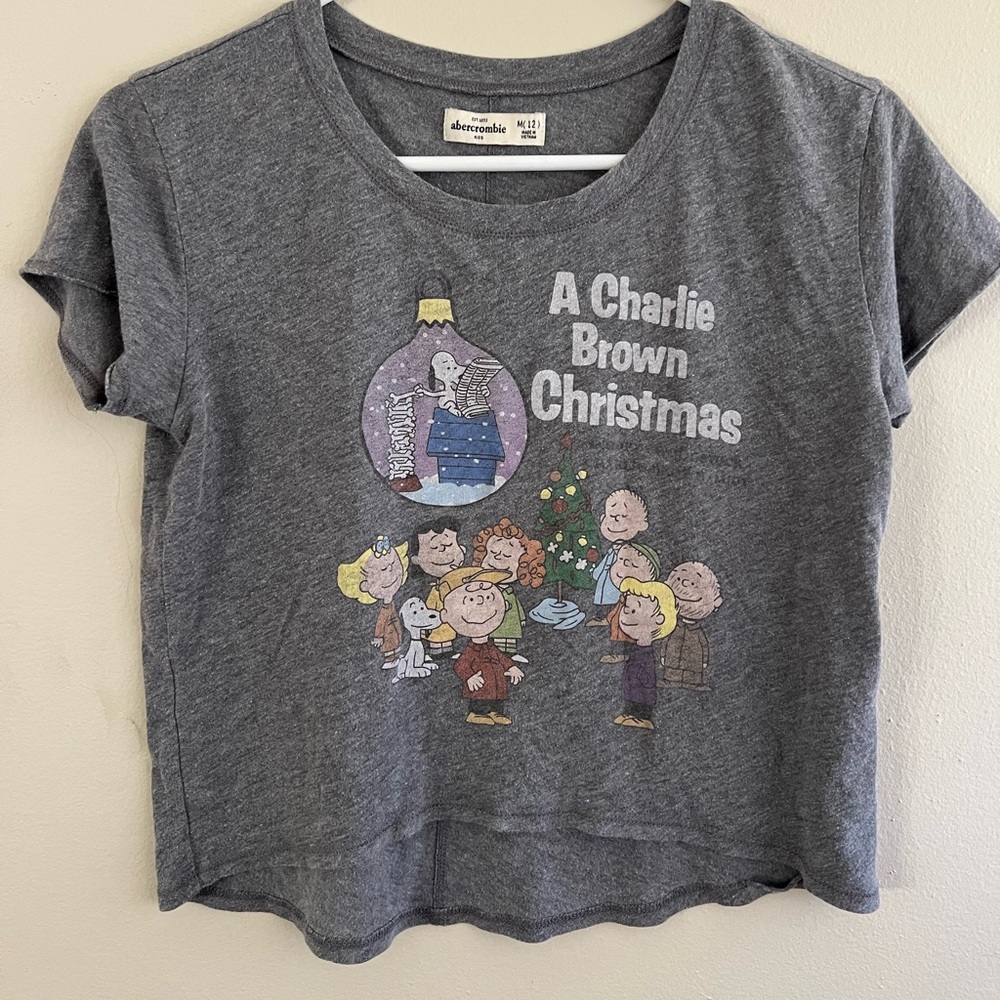 Abercrombie Charlie Brown Christmas Shirt